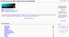 Desktop Screenshot of cpe.jncpe.com